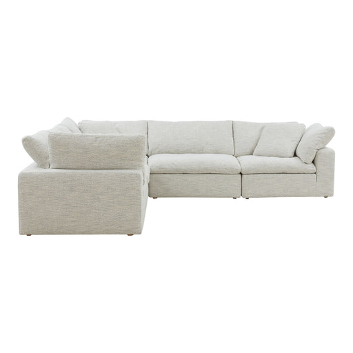 Clay - Classic L Modular Sectional - Pearl Silver - JaxCo Furniture