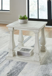 Arlendyne - Antique White - Rectangular End Table - JaxCo Furniture