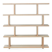Miri - Large Shelf - White Wash Oak - JaxCo Furniture
