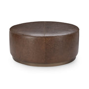 Clair - Leather Round Table - JaxCo Furniture