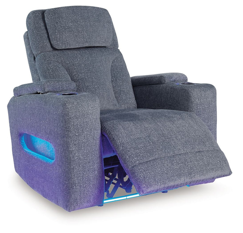 Studio Cave - Steel - Power Recliner - JaxCo Furniture