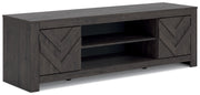 Cayboni - LG TV Stand With Fireplace Option - JaxCo Furniture
