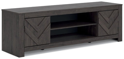 Cayboni - LG TV Stand With Fireplace Option - JaxCo Furniture