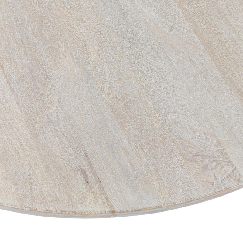 Hera - Mango Wood 60" Round Dining Table - JaxCo Furniture
