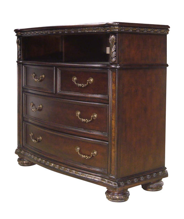 Monte Carlo - Media Chest - Dark Brown - JaxCo Furniture