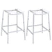 Jovani - Acrylic Backless Bar Stools (Set of 2) - JaxCo Furniture