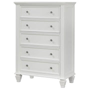 Sandy Beach - 5-drawer Chest - JaxCo Furniture