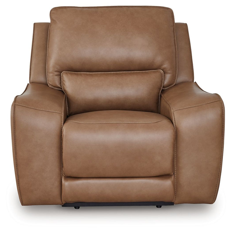 DeepWakes - Caramel - Power Recliner / Adjustable Headrest - JaxCo Furniture