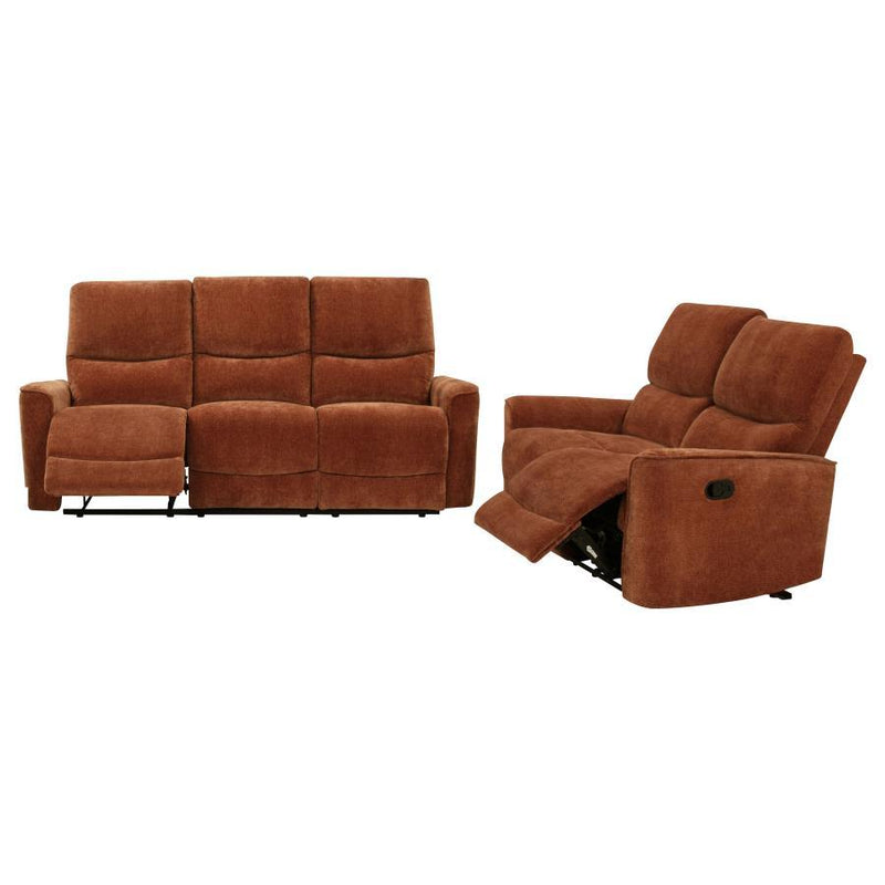 Navarro - Upholstered Reclining Sofa Set - JaxCo Furniture