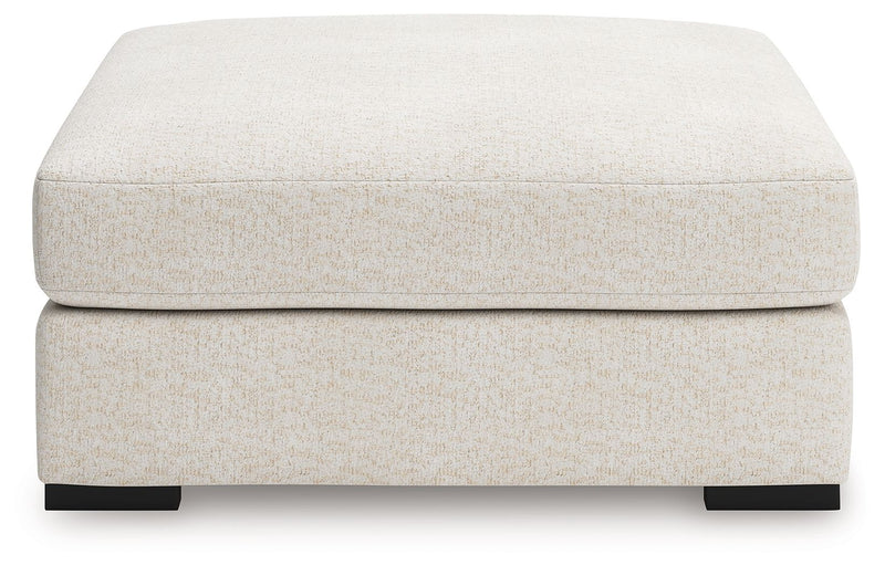 Donelson Creek - Vanilla - Oversized Accent Ottoman - JaxCo Furniture
