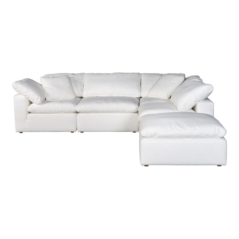 Terra - Livesmart Fabric Condo Dream Modular Sectional - Cream - JaxCo Furniture