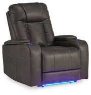 Feazada - Power Recliner With Adj Headrest - JaxCo Furniture