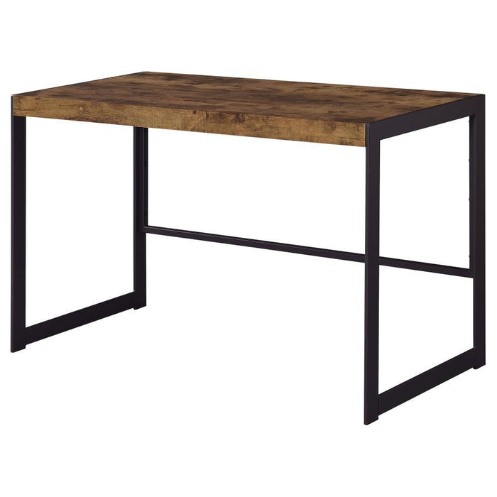 Estrella - Engineered Wood Writing Desk - Rustic Nutmeg - JaxCo Furniture