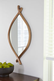 Bartner - Antique Gold Finish - Accent Mirror - JaxCo Furniture