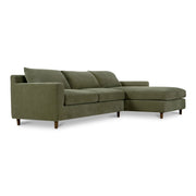 Hutton - Right Sectional - Olive - JaxCo Furniture