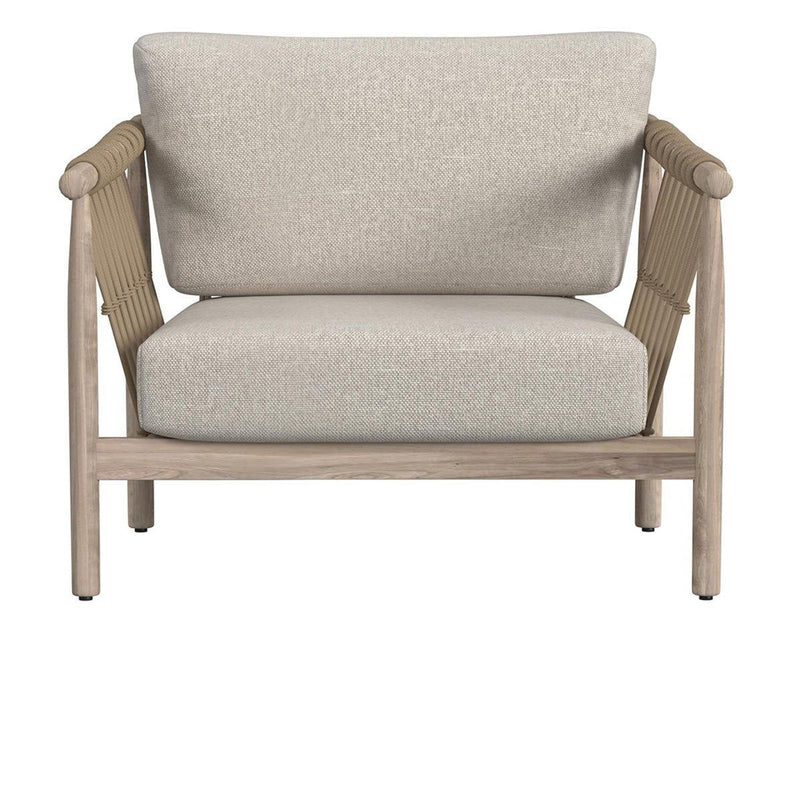 Leo - Outdoor Accent Chair - Taupe - JaxCo Furniture