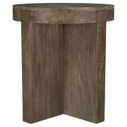 Kinkaid - Round Solid Mango Wood Table - JaxCo Furniture
