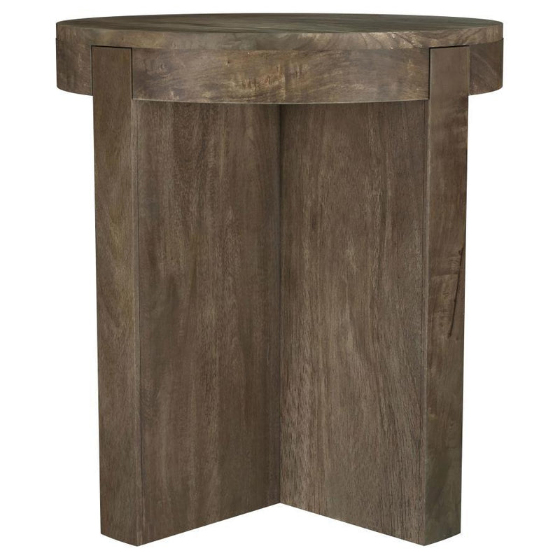 Kinkaid - Round Solid Mango Wood Table - JaxCo Furniture