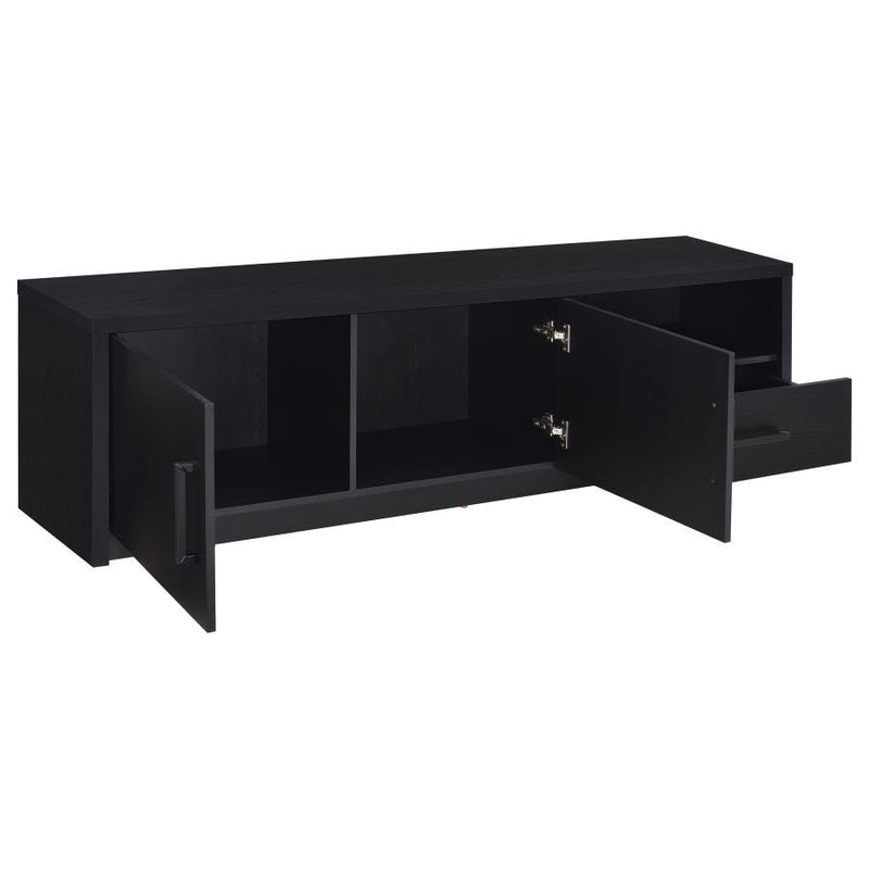 Murray - 70" 2-Door TV Stand Media Console - Black - JaxCo Furniture