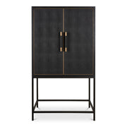 Mako - Bar Cabinet - Black - JaxCo Furniture