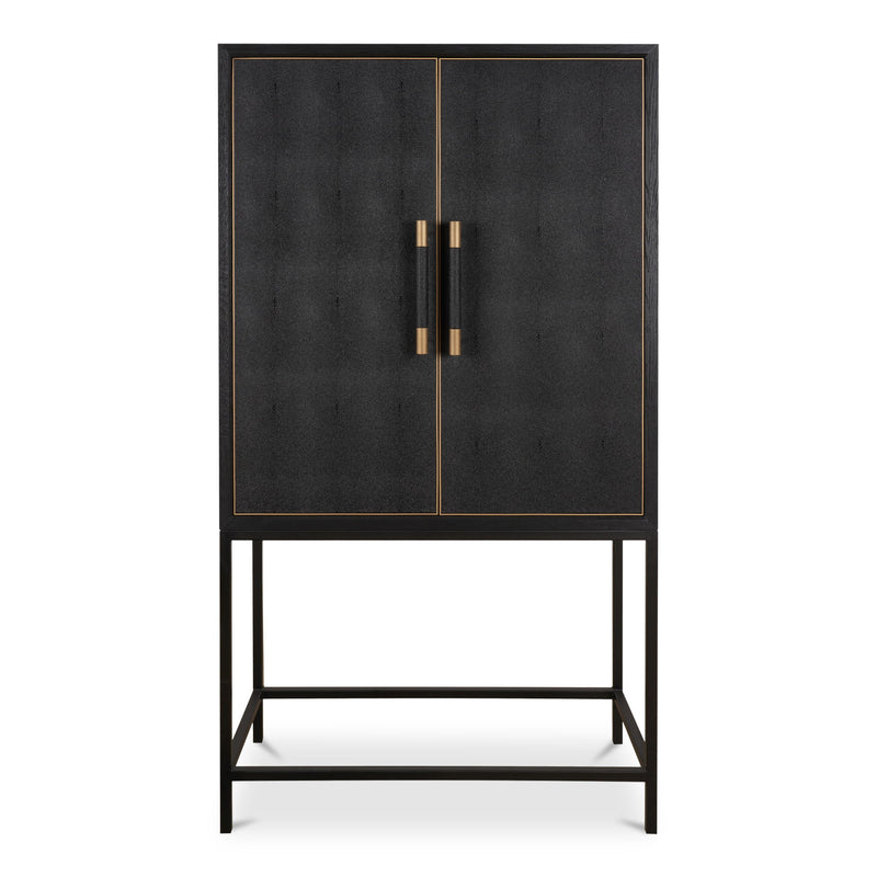 Mako - Bar Cabinet - Black - JaxCo Furniture
