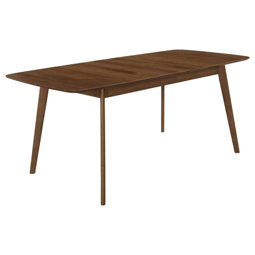 Redbridge - Extension Leaf Dining Table - Natural Walnut - JaxCo Furniture