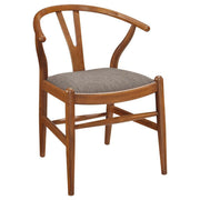 Dinah - Wood Wishbone Dining Side Chair (Set of 2) - Walnut - JaxCo Furniture