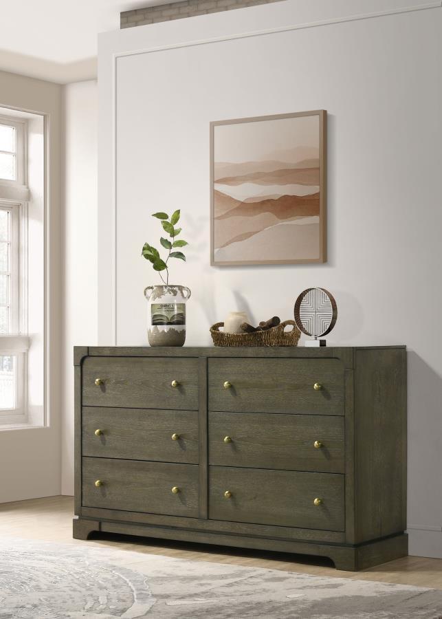 Gran Park - 6-Drawer Dresser Cabinet - JaxCo Furniture