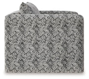 Kenbell - Black / White - Accent Chair - JaxCo Furniture