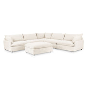Caplan - 6 Piece Modular Sectional With Ottoman - JaxCo Furniture