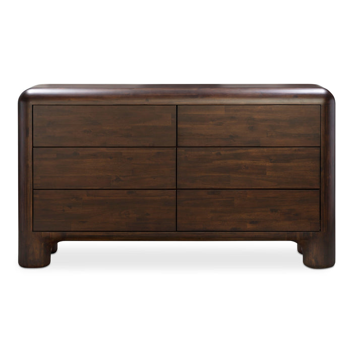 Rowan - 6 Drawer Dresser - Walnut - JaxCo Furniture