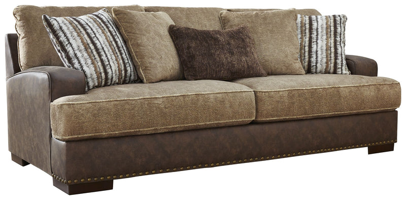Alesbury - Chocolate - Sofa - JaxCo Furniture