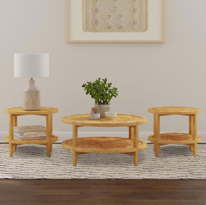 Camillo - Round Coffee And End Table Set - JaxCo Furniture