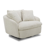 Boomer - Large Swivel Chair with 2 Pillows - JaxCo Furniture