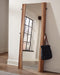 Winslow - Standing Floor Mirror - Smokey Walnut - JaxCo Furniture