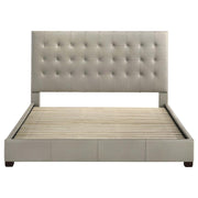 Medley - Genuine Leather Platform Bed - JaxCo Furniture