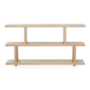Miri - Small Shelf - White Wash Oak - JaxCo Furniture