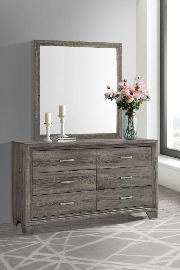 Wright - 6-Drawer Dresser Cabinet - JaxCo Furniture