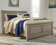 Lettner - Sleigh Bed - JaxCo Furniture
