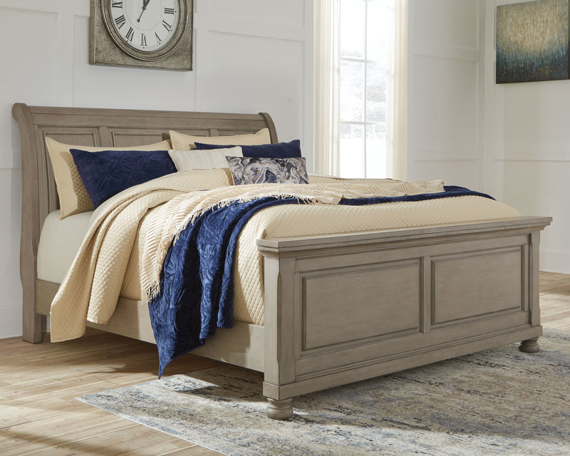 Lettner - Sleigh Bed - JaxCo Furniture