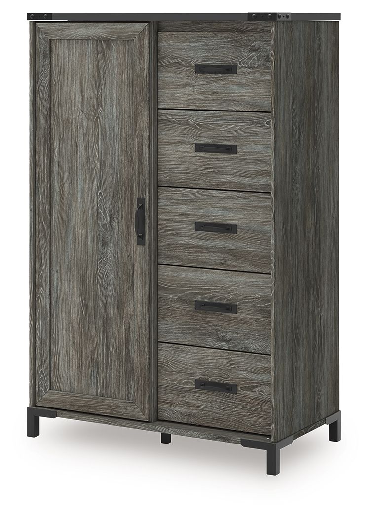 Frandern - Gray - Dressing Chest - JaxCo Furniture