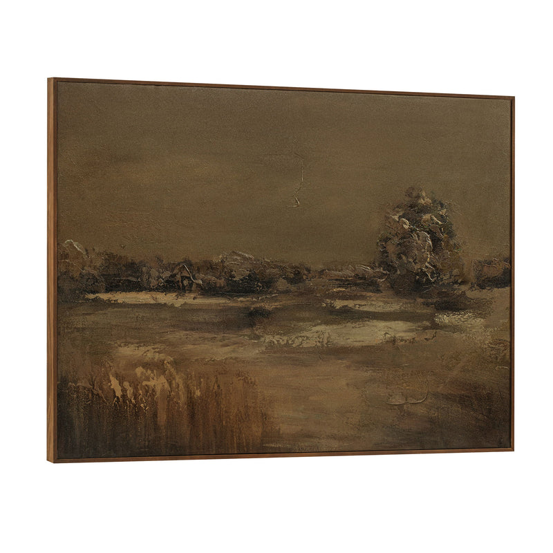 Ode - Framed Painting - Dark Brown - JaxCo Furniture