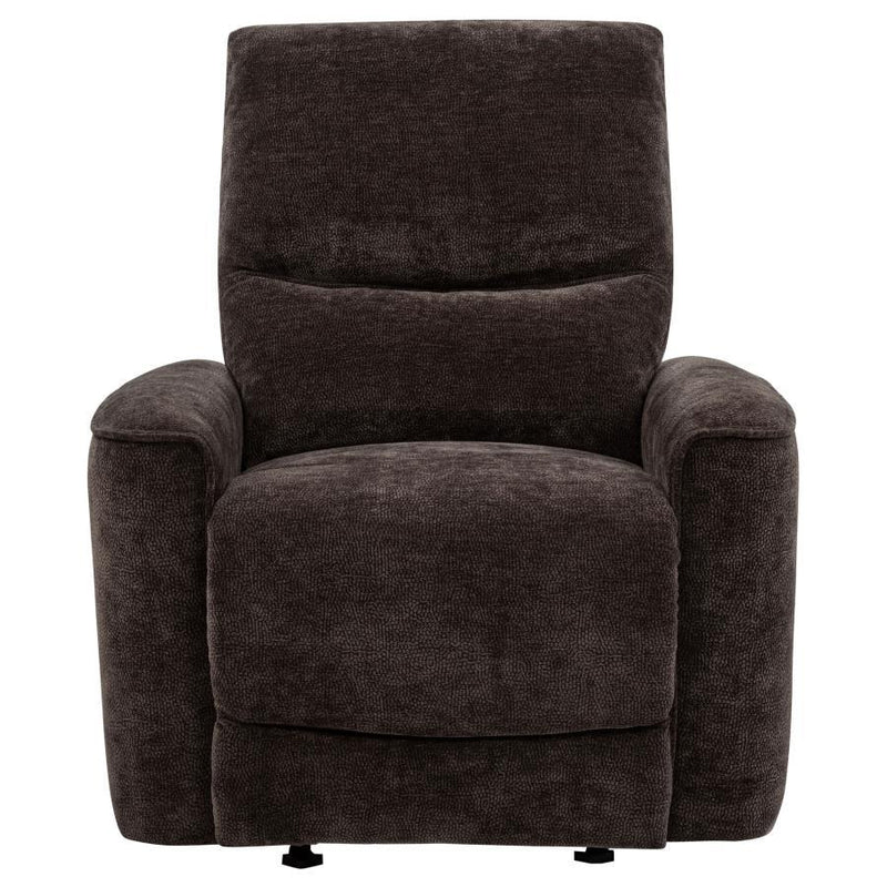 Navarro - Chenille Upholstered Glider Recliner - JaxCo Furniture