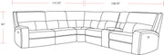 Polaris - Modular Power Reclining Sectional - JaxCo Furniture