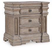 Blairhurst - Light Grayish Brown - Three Drawer Night Stand - JaxCo Furniture