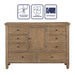 Riverdale - 6 Drawer Dresser - Brown - JaxCo Furniture