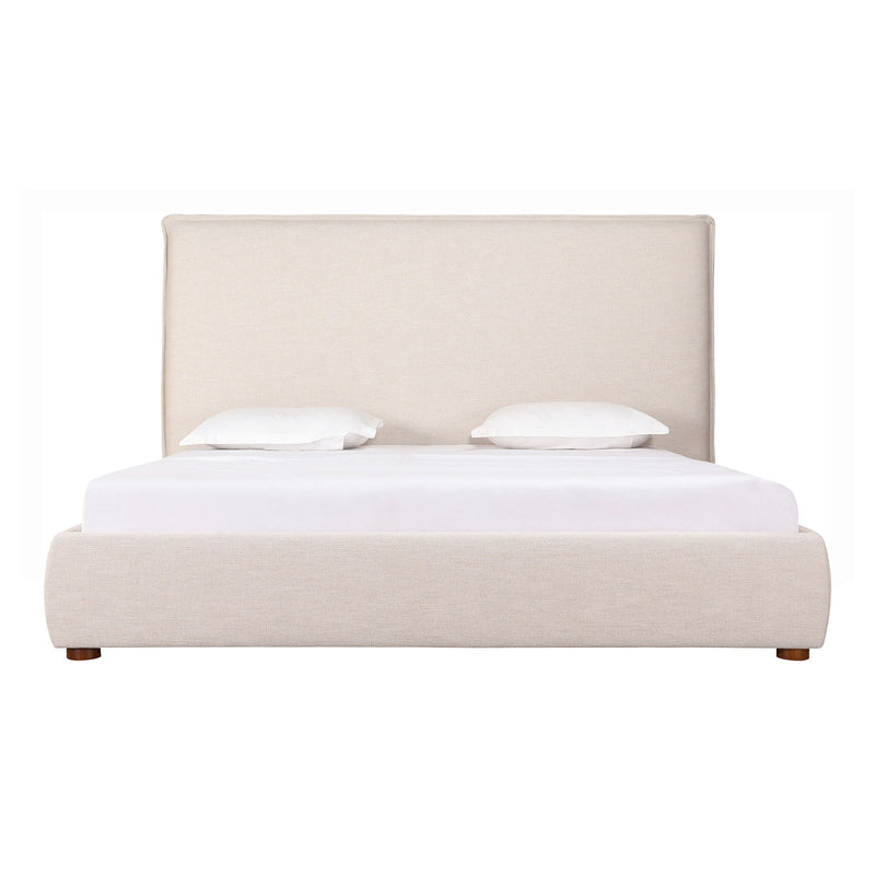 Luzon - Queen Bed Tall Headboard - Wheat - JaxCo Furniture