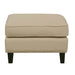 Erica - 497 Ottoman (ISTA 3 Packaging) - Chrome Nail Heirloom Natural - JaxCo Furniture