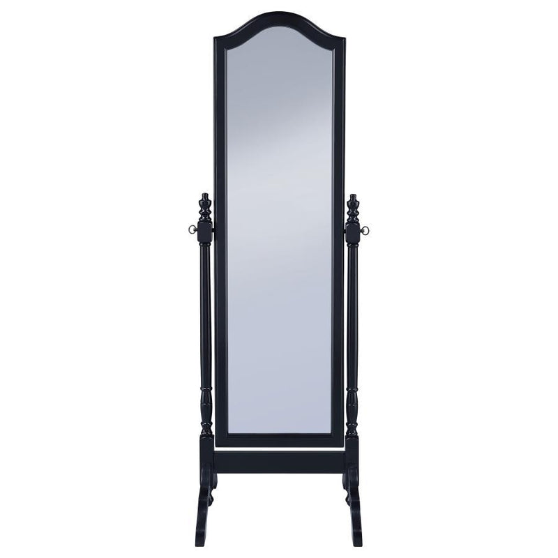 Cabot - Wood Adjustable Length Cheval Mirror - JaxCo Furniture
