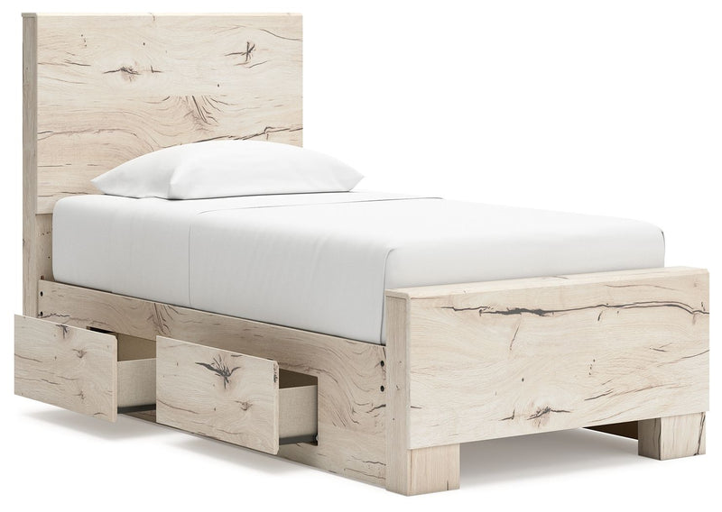 Lawroy - Panel Bed With Storage - JaxCo Furniture